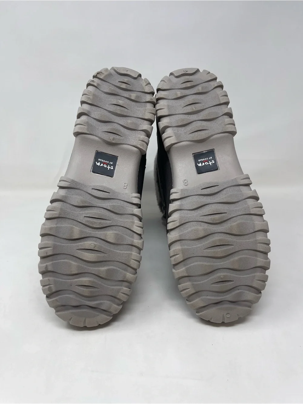 Waterproof Insulated Boots By Cougar Women's‎ Size 8m Gray With Plaid Lace-up